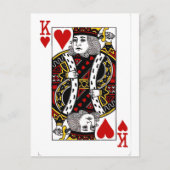King of Hearts Collection Postkarte (Vorderseite)