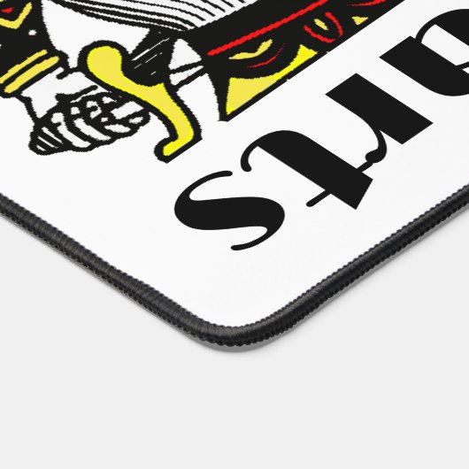 King of Hearts Design Desk Mat Schreibtischunterlage (Ecke)