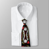 King of Hearts Design Necktie Krawatte (Gebunden)