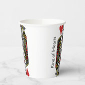 King of Hearts Design Paper Cup Pappbecher (Links)