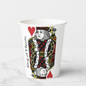 King of Hearts Design Paper Cup Pappbecher (Vorderseite)