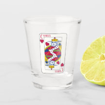 King of Hearts Individuelle Name Spielkarte