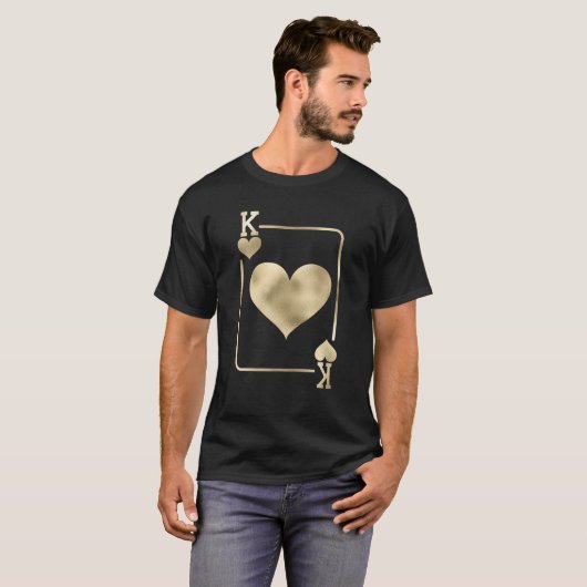 King of Hearts Kartenspiel Halloween-Kostümfilm Gl T-Shirt (Vorne ganz)