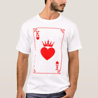 King of Hearts King Queen Couple Halloween Kostüm T-Shirt