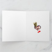King of Hearts Liebe My Man Valentine's Day Card Karte (Innenseite)