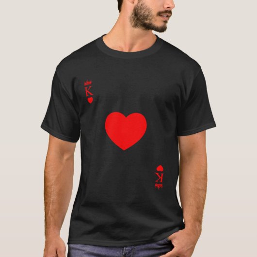 King Of Hearts Matching Couple Saint Valentine's D T-Shirt (Vorderseite)