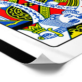 King Of Hearts Playing Card Valentine Costume  Poster (Ecke)