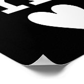 King Of Hearts Queen Of Hearts Couples Matching Me Poster (Ecke)