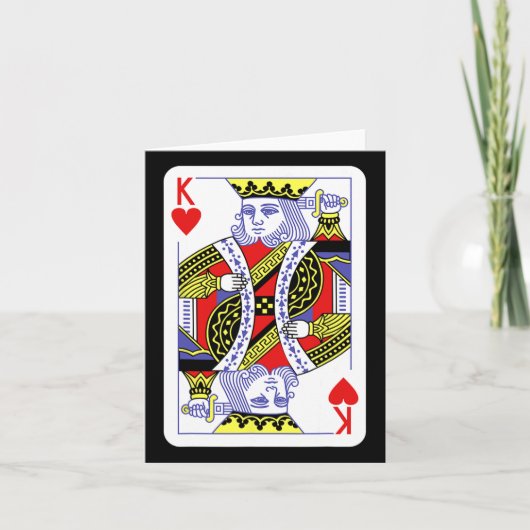 King of Hearts spielend Karten Halloween Kostüm Ca (Vorderseite)