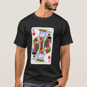King of Hearts spielend Karten Halloween Kostüm Ca T-Shirt