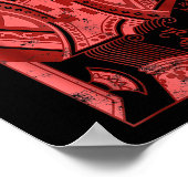 King Of Hearts Valentines Day Cool V-day Couple Ma Poster (Ecke)