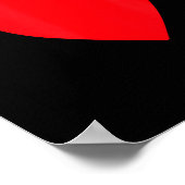 King Of Hearts Valentine's Day Lover Royal Flush F Poster (Ecke)