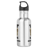 King of Instruments Edelstahlflasche (Rückseite)