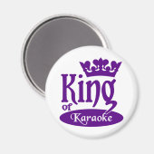 King of Karaoke Magnet (Vorderseite/Rückseite)