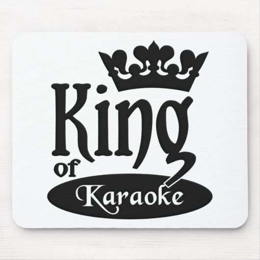 King of Karaoke Mousepad (Vorne)