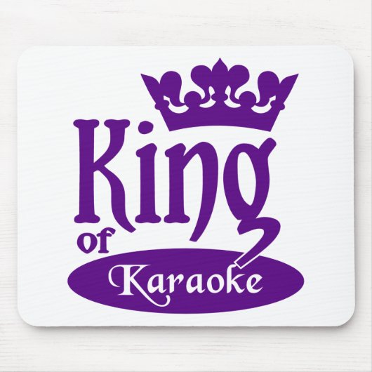 King of Karaoke Mousepad (Vorne)