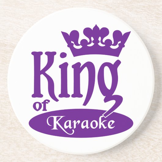King of Karaoke Untersetzer (Vorne)