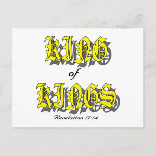 King of Kings christlicher Geschenkartikel Postkarte