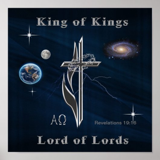King of KINGs Jesus Poster (Vorne)