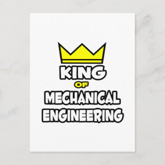 King of Mechanical Engineering Postkarte