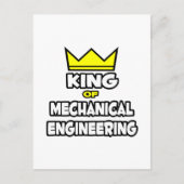 King of Mechanical Engineering Postkarte (Vorderseite)