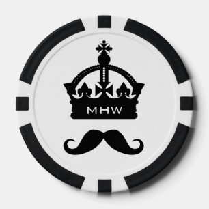 King of Mustaches Poker-Chips Pokerchips