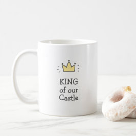 KING of our Castle Niedlich Vatertag / Vater Kaffeetasse