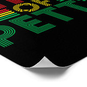 King of Petty Afrocentric American Junetee Poster (Ecke)