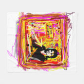 King of Pop Fleecedecke (Vorderseite (Horizontal))