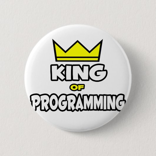 King of Programming Button (Vorderseite)
