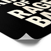 King Of Rage Bait Funny Internet Meme Gamer Quote  Poster (Ecke)