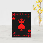King Of Spade Game Black History Playing Card Men  Karte (Gelbe Blume)