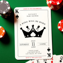 King of Spades Casino Poker Card Kinderdusche