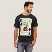 King Of Spades Deck Of Cards Halloween Costume T-Shirt (Vorne ganz)