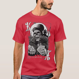 King of Spades Gambling Sensenmann - Vintager Poke T-Shirt