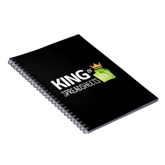 King of Spreadsheets Notebook Notizblock (Rechte Seite)