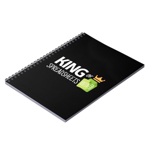 King of Spreadsheets Notebook Notizblock (Linke Seite)