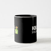 King of Spreadsheets Zwei-Tone-Kaffee-Tasse Zweifarbige Tasse (Mittel)