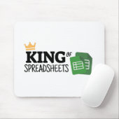 King of Sreadsheets Mousepad (Mit Mouse)