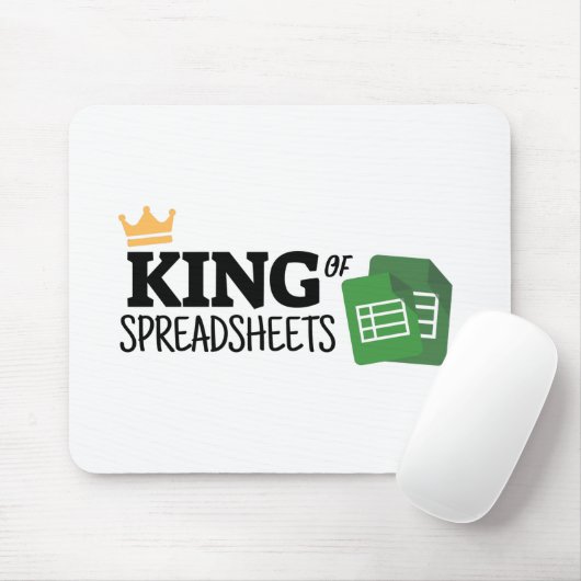 King of Sreadsheets Mousepad (Mit Mouse)