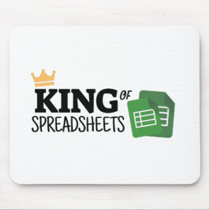 King of Sreadsheets Mousepad