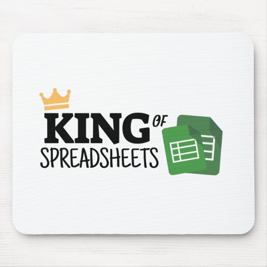 King of Sreadsheets Mousepad (Vorne)