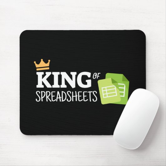 King of Sreadsheets Mousepad (Mit Mouse)