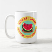 King Of Summer Juicy Watermelon  Kaffeetasse (Links)