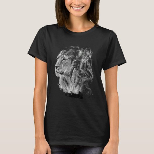 King of the Animals Grafik Löwen Afrika Pred T-Shirt (Vorderseite)