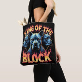 King of the Block Bulldog-90er-Bootleg-Rap Tasche (Von Nahem)