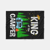 King Of The Camper Camping Travel Trailer Road Tra Fleecedecke (Vorderseite (Horizontal))