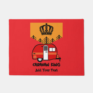 King of the Camper - Funny Camping RV Fußmatte