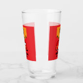 King of the Camper - Funny Camping RV Glas (Links)