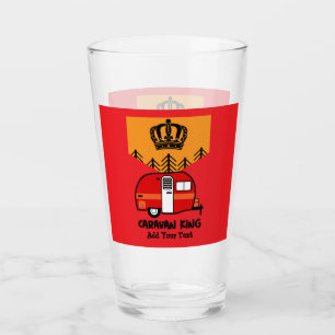 King of the Camper - Funny Camping RV Glas
